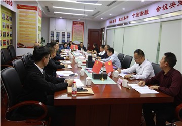 福建省政府驻天津办主任李健全和天津市福建商会会长沈木辉一行到访