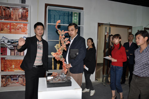 北京市投资促进局副局长苏宏率一行莅临莆田商会会员企业——国粹苑指导工作